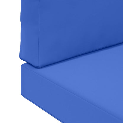 Cuscino per divano da esterno 2 pcs Blu Reale Poliestere | homemem39