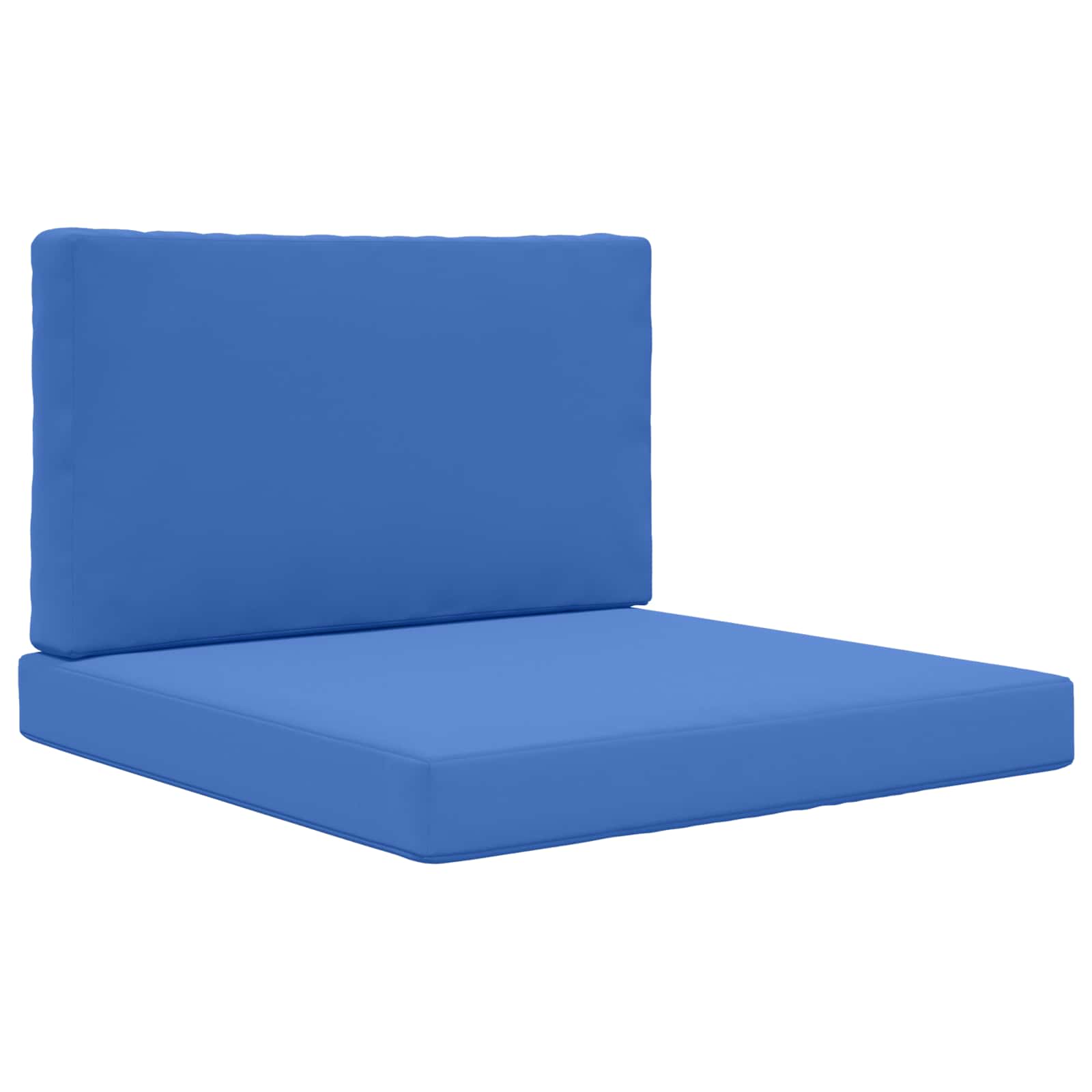 Cuscino per divano da esterno 2 pcs Blu Reale Poliestere | homemem39