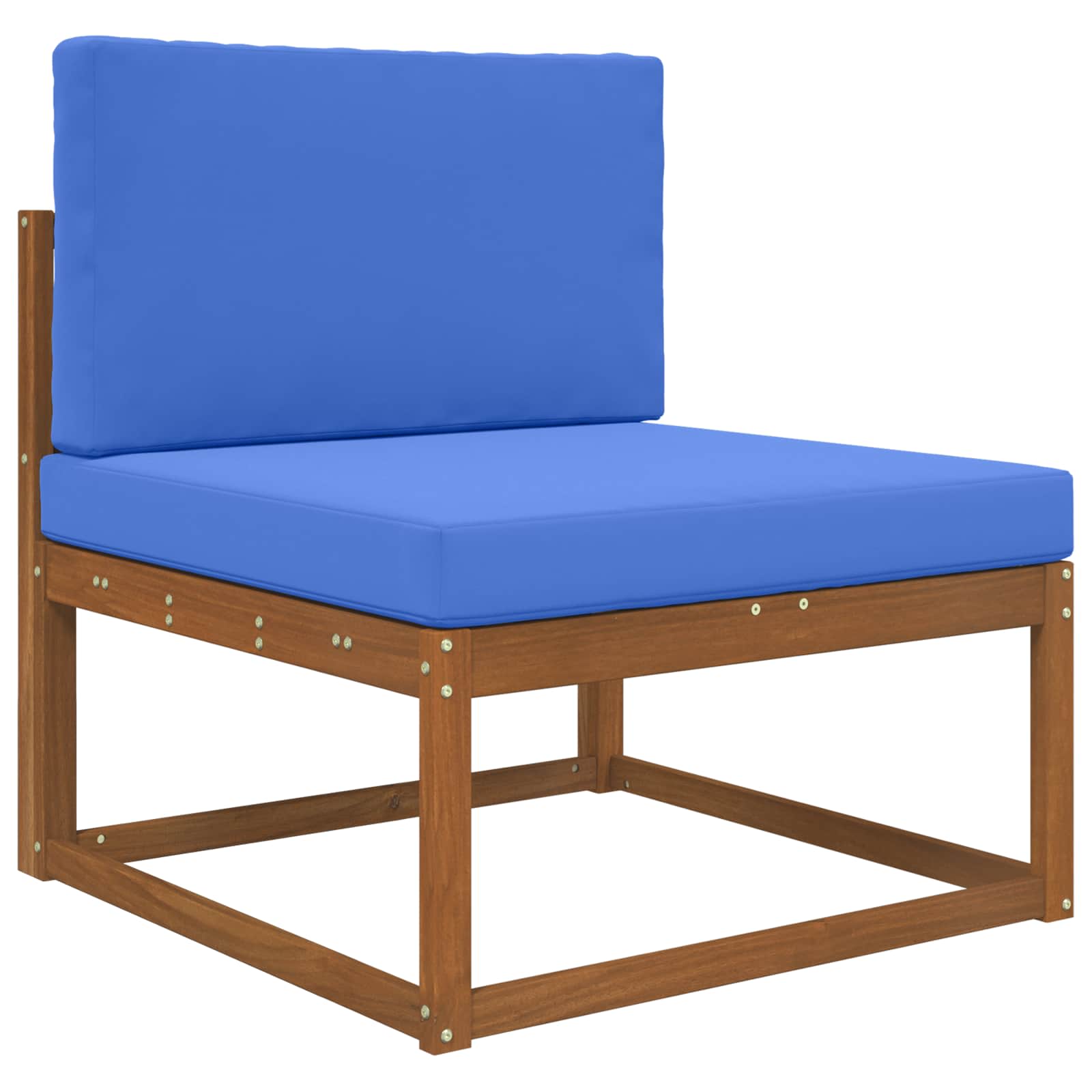 Cuscino per divano da esterno 2 pcs Blu Reale Poliestere | homemem39