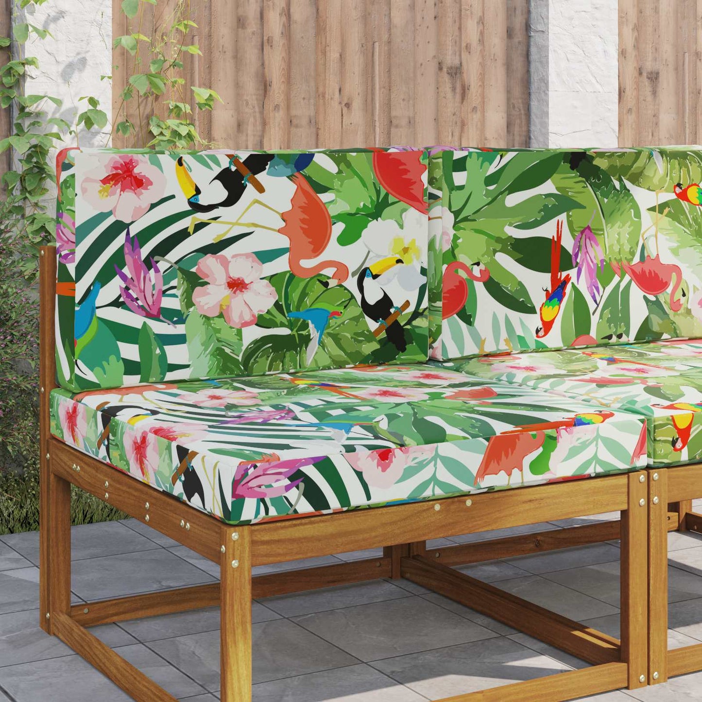 Cuscino per divano da esterno 2 pcs colorato Poliestere | homemem39