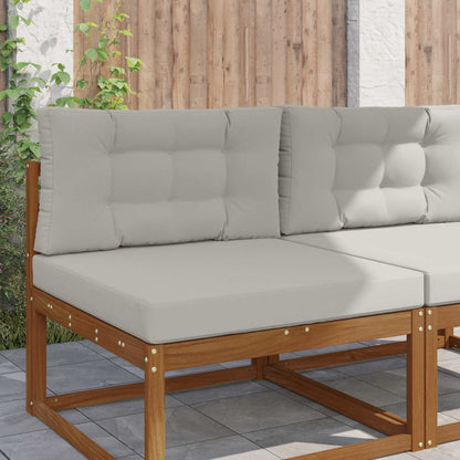 Cuscino per divano da esterno Poliestere Grigio 80 x 80 cm