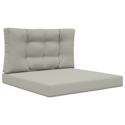 Cuscino per divano da esterno Poliestere Grigio 80 x 80 cm