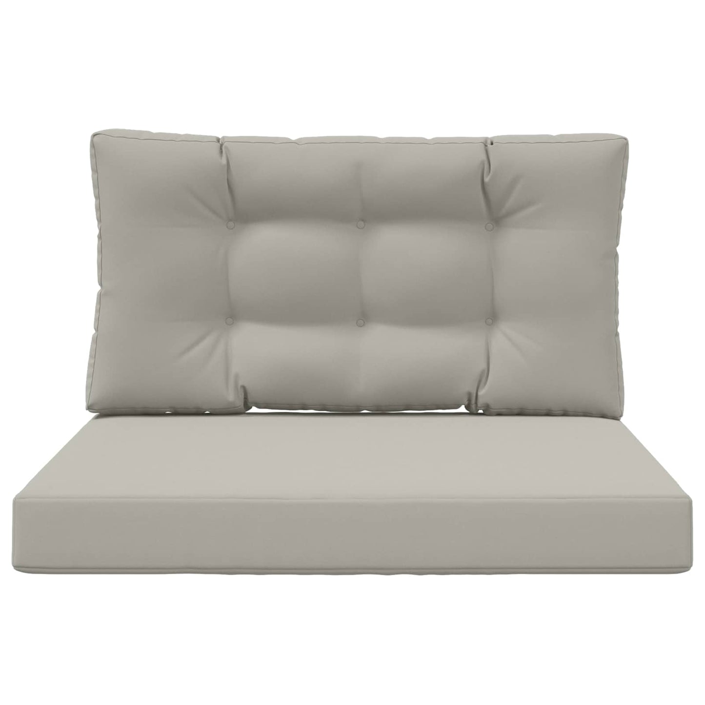 Cuscino per divano da esterno 2 pcs Grigio Poliestere | homemem39