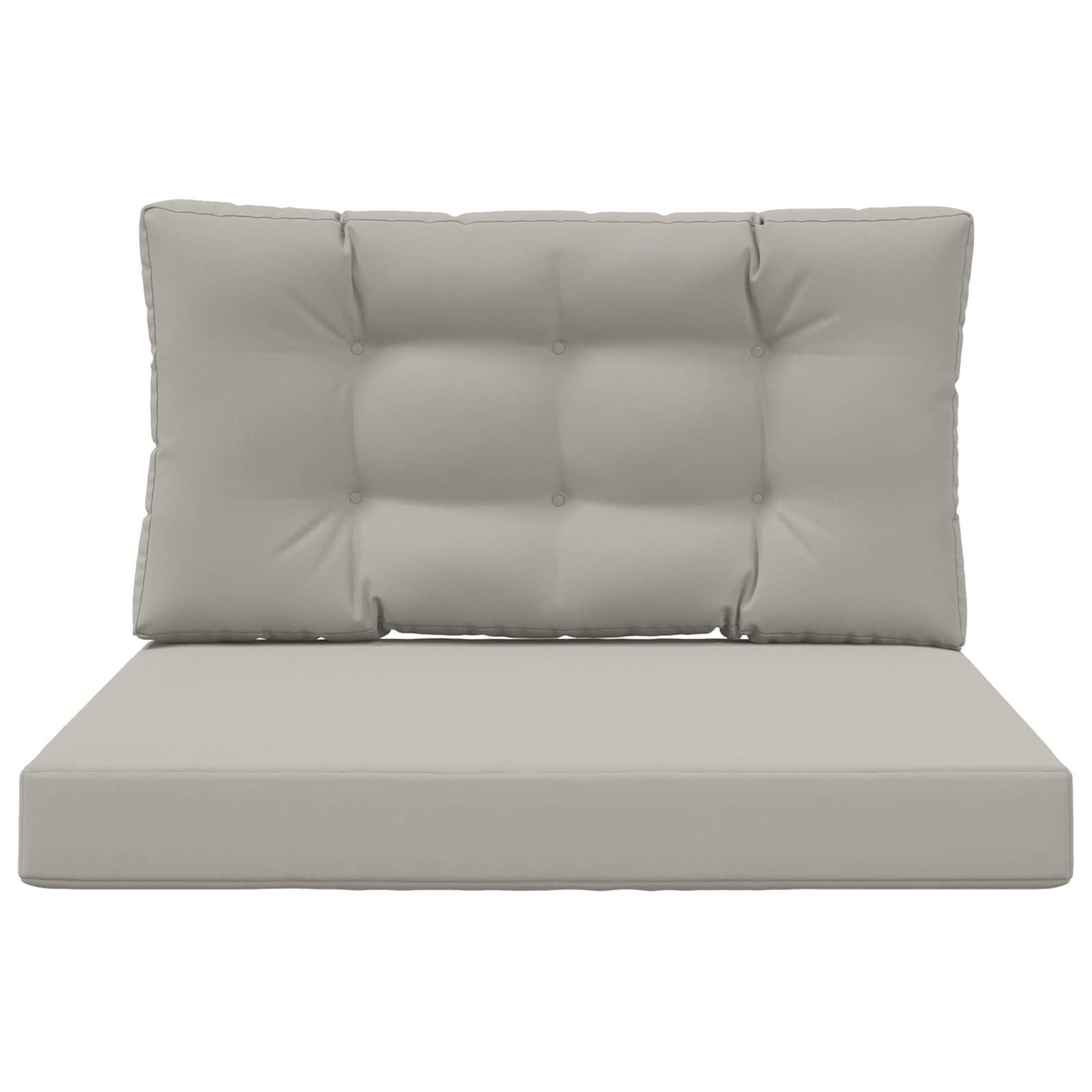 Cuscino per divano da esterno 2 pcs Grigio Poliestere | homemem39