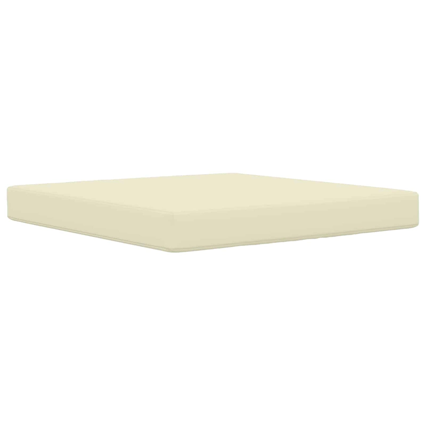 Cuscino per divano da esterno Poliestere Crema 80 x 80 x 8 cm