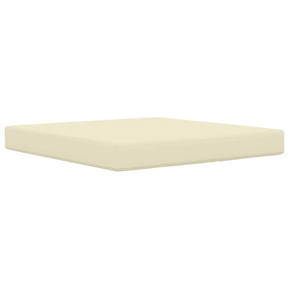 Cuscino per divano da esterno Poliestere Crema 80 x 80 x 8 cm