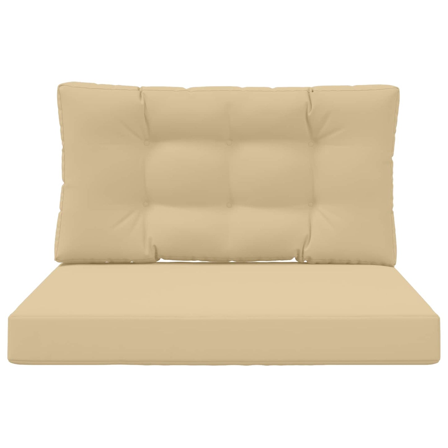 Cuscino per divano da esterno 2 pcs Beige Poliestere | homemem39