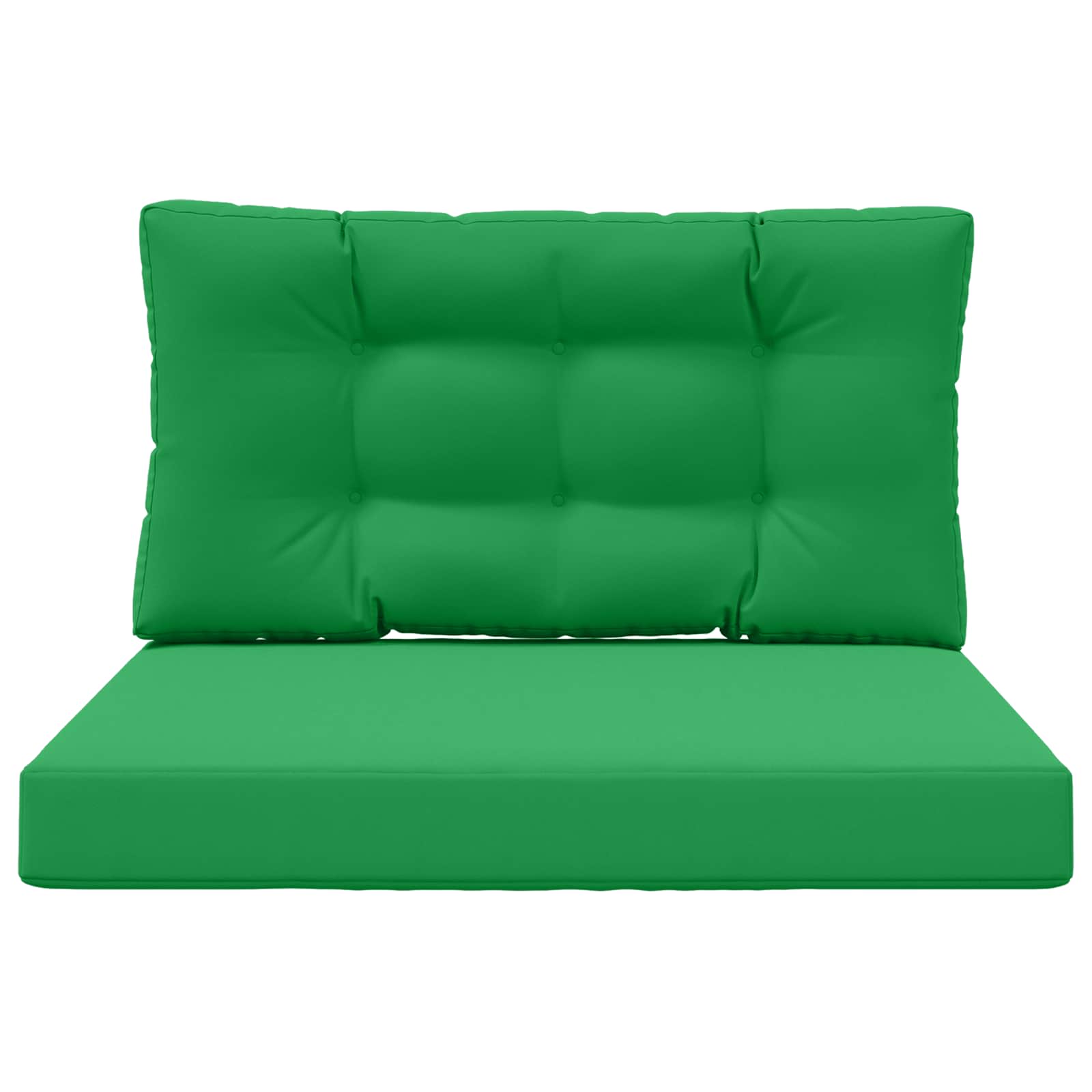 Cuscino per divano da esterno 2 pcs Verde Poliestere | homemem39
