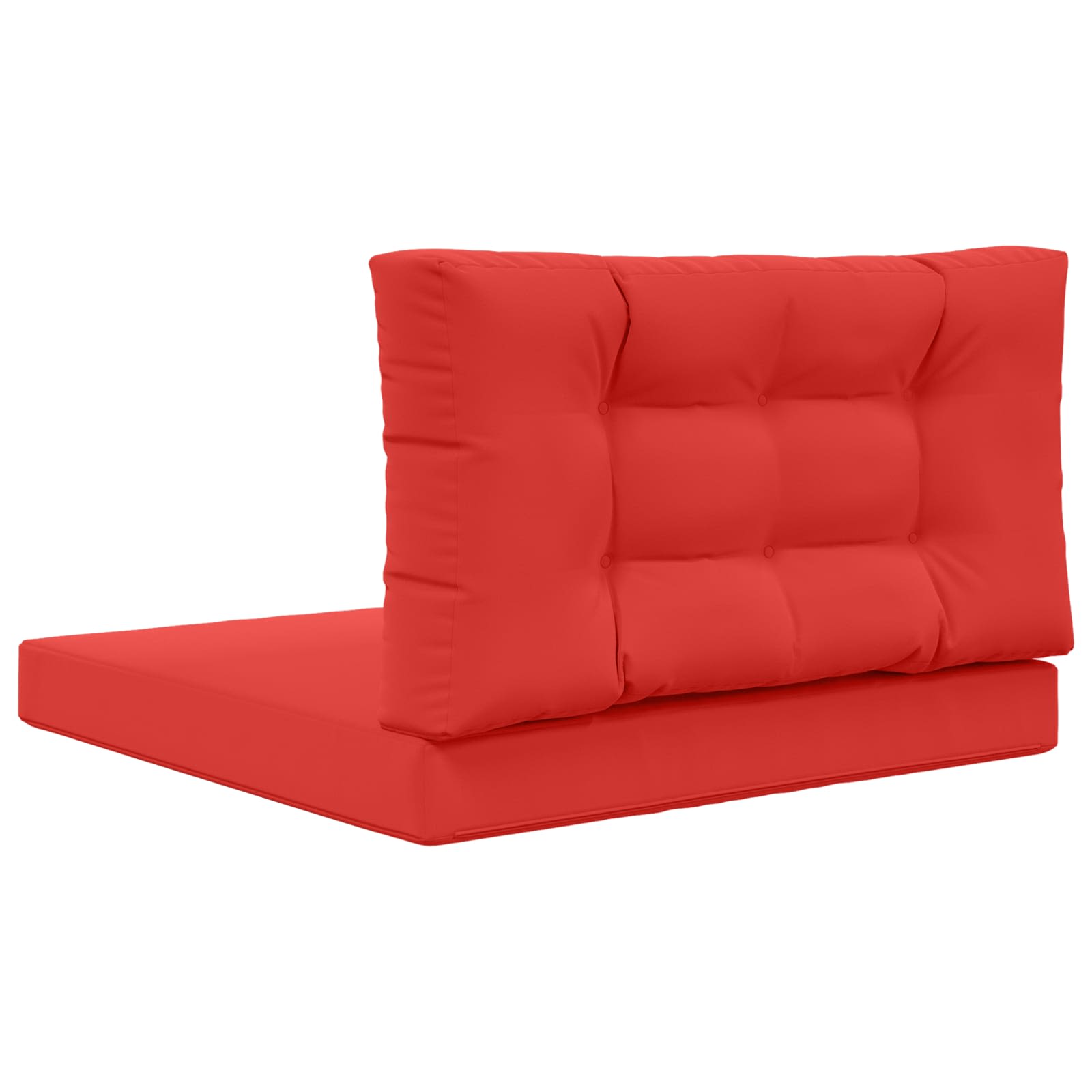 Cuscino per divano da esterno 2 pcs Rosso Poliestere | homemem39