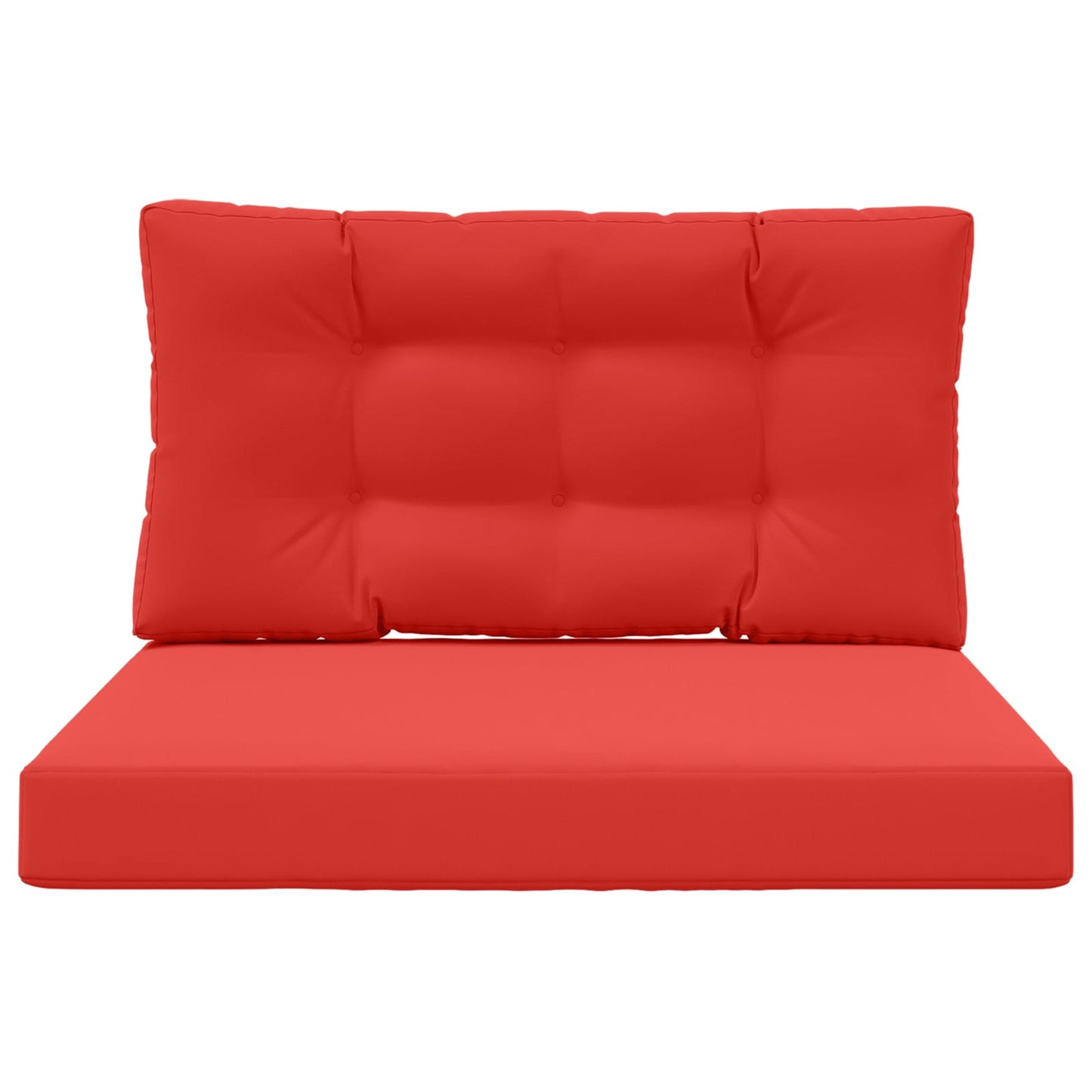 Cuscino per divano da esterno 2 pcs Rosso Poliestere | homemem39