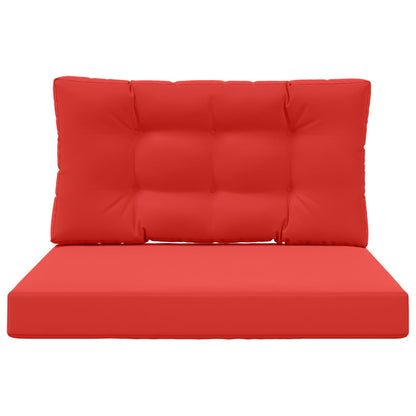 Cuscino per divano da esterno 2 pcs Rosso Poliestere | homemem39