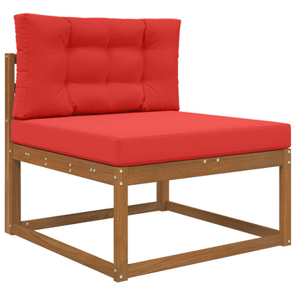 Cuscino per divano da esterno 2 pcs Rosso Poliestere | homemem39