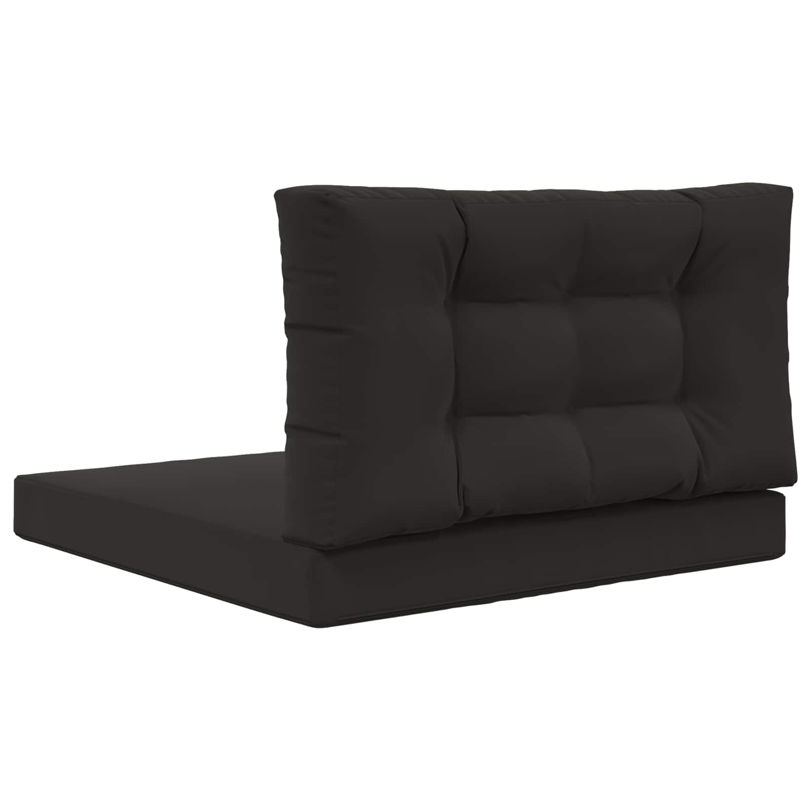 Cuscino per divano da esterno 2 pcs Nero Poliestere | homemem39