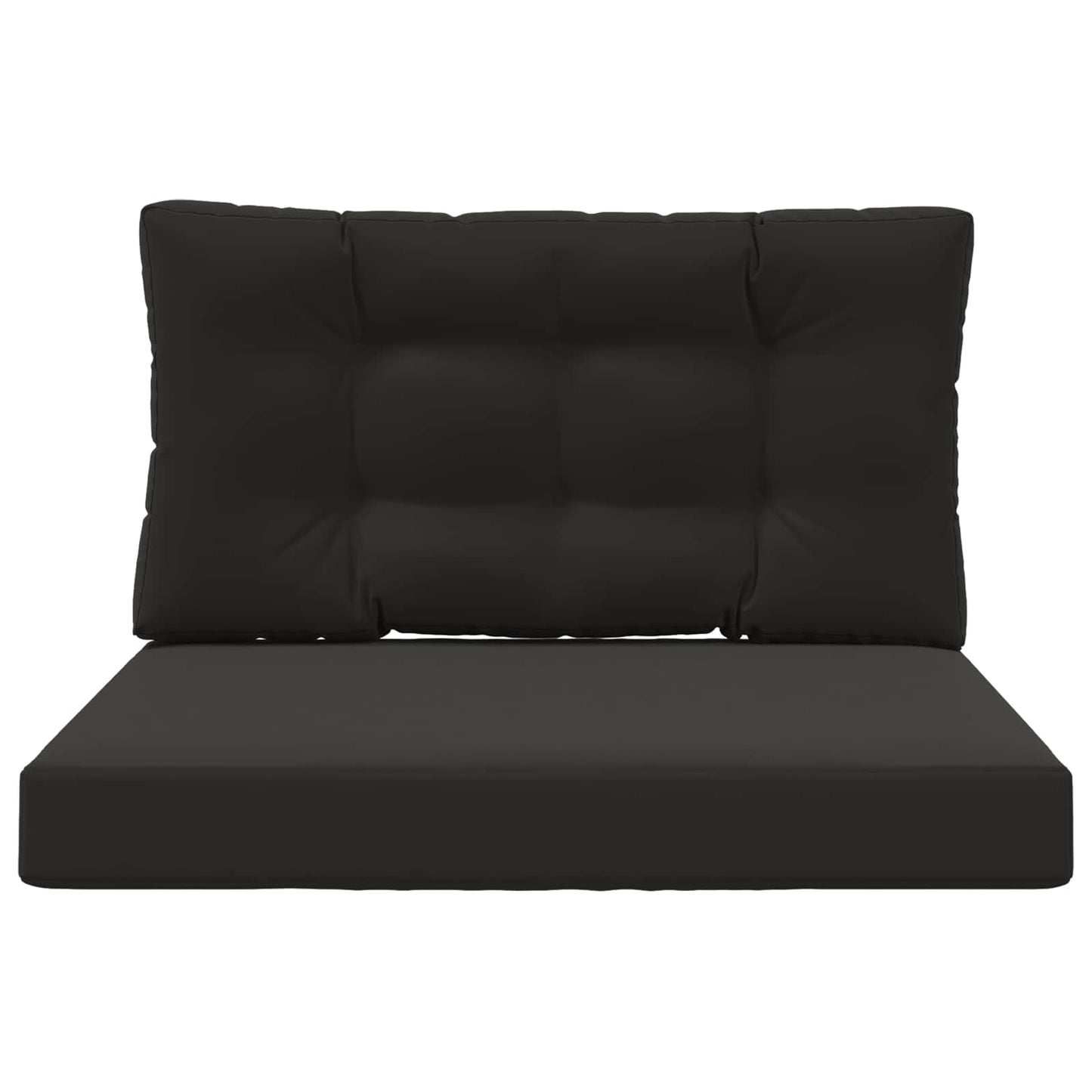 Cuscino per divano da esterno 2 pcs Nero Poliestere | homemem39