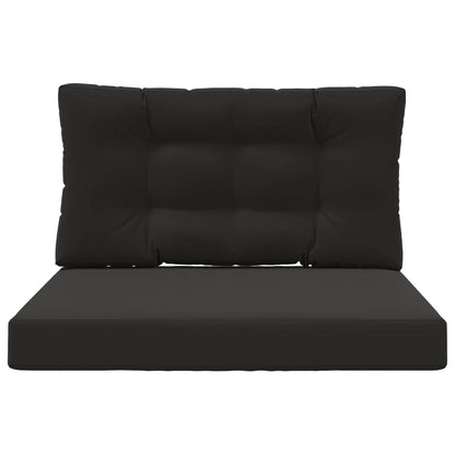 Cuscino per divano da esterno 2 pcs Nero Poliestere | homemem39