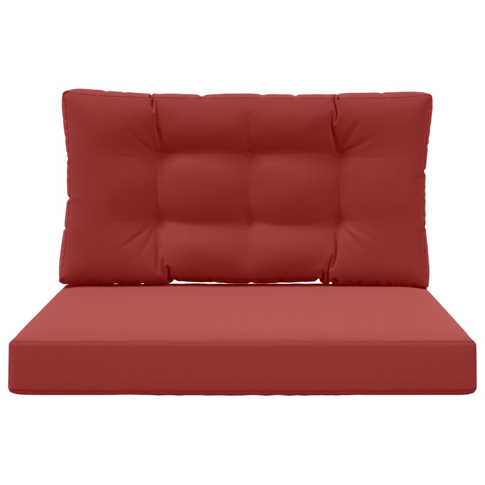 Cuscino per divano da esterno 2 pcs Rosso vino Poliestere | homemem39