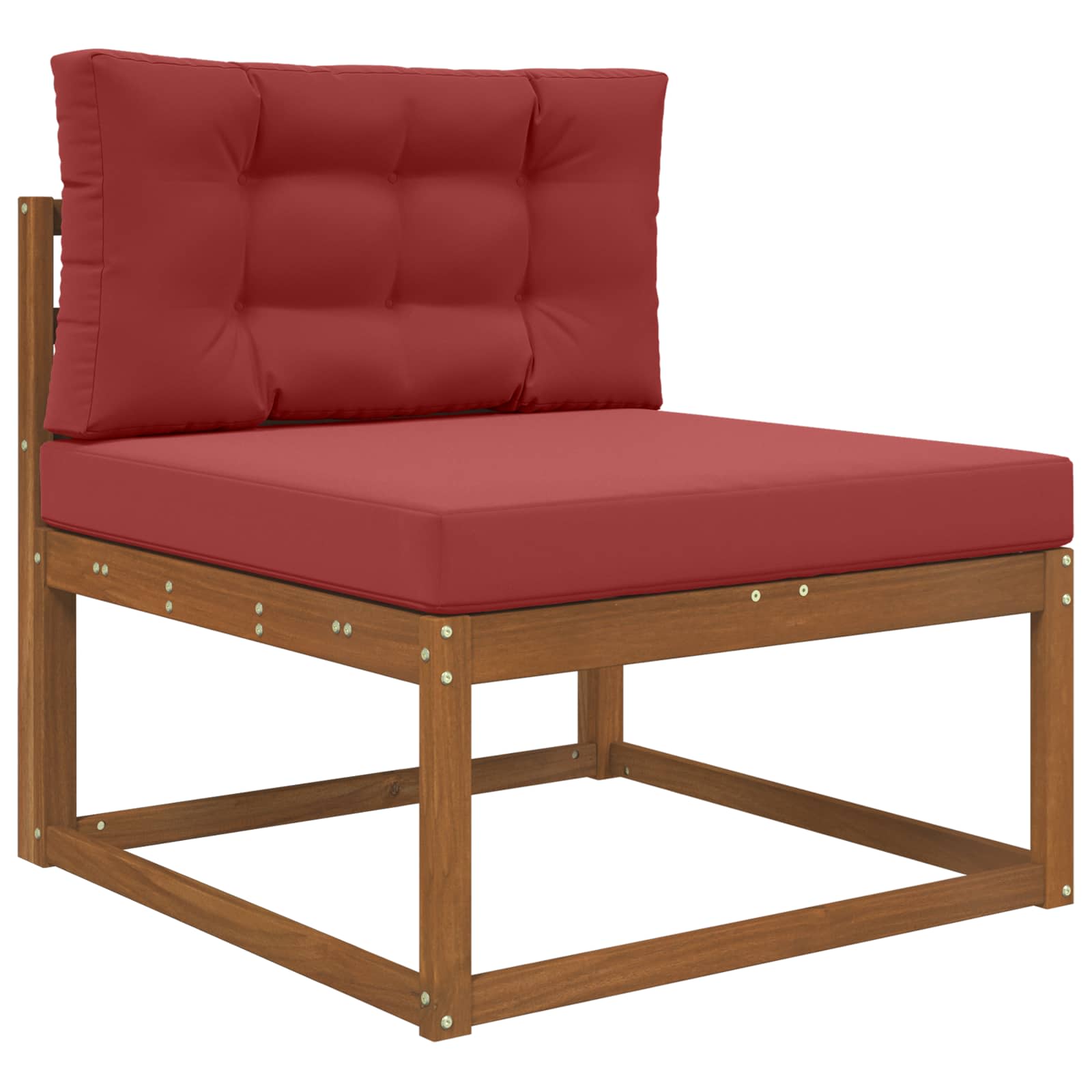 Cuscino per divano da esterno 2 pcs Rosso vino Poliestere | homemem39