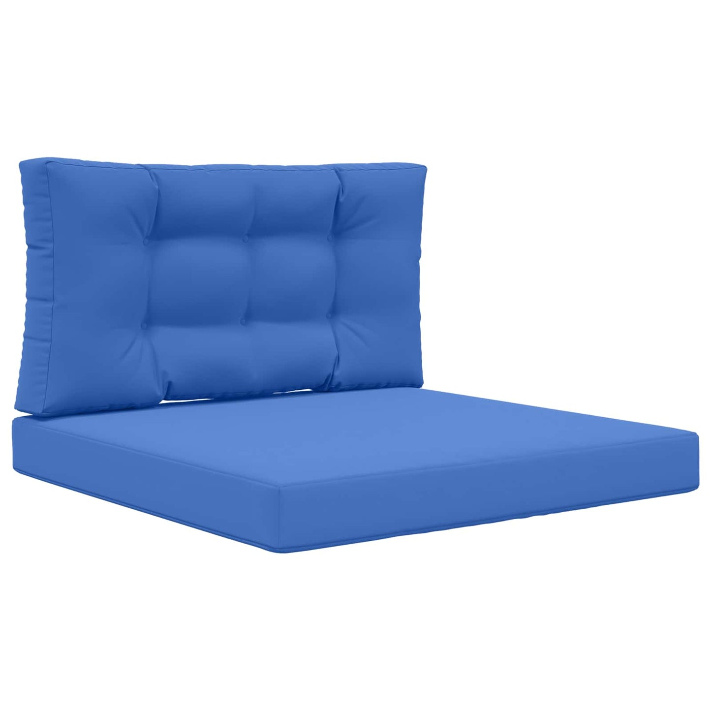 Cuscino per divano da esterno 2 pcs Blu Reale Poliestere | homemem39