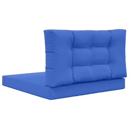 Cuscino per divano da esterno 2 pcs Blu Reale Poliestere | homemem39