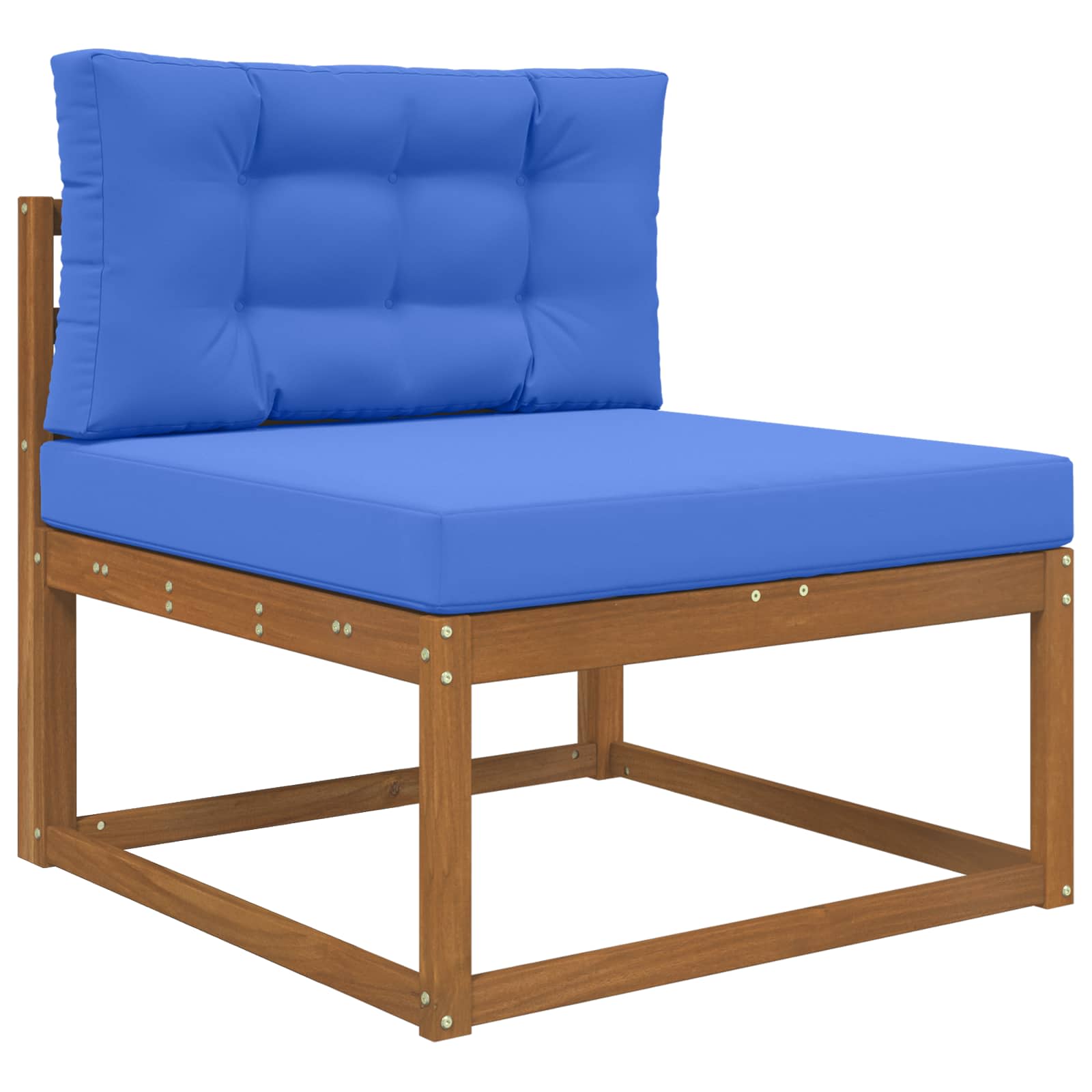 Cuscino per divano da esterno 2 pcs Blu Reale Poliestere | homemem39