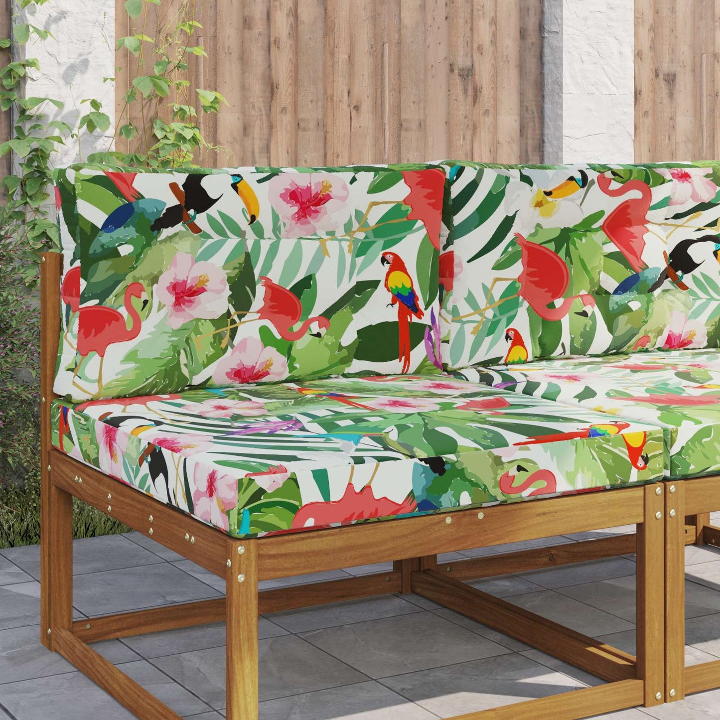 Cuscino per divano da esterno 2 pcs colorato Poliestere | homemem39