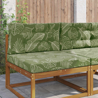 Cuscino per divano da esterno 2 pcs Design a foglia Poliestere | homemem39
