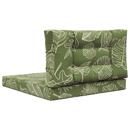 Cuscino per divano da esterno 2 pcs Design a foglia Poliestere | homemem39