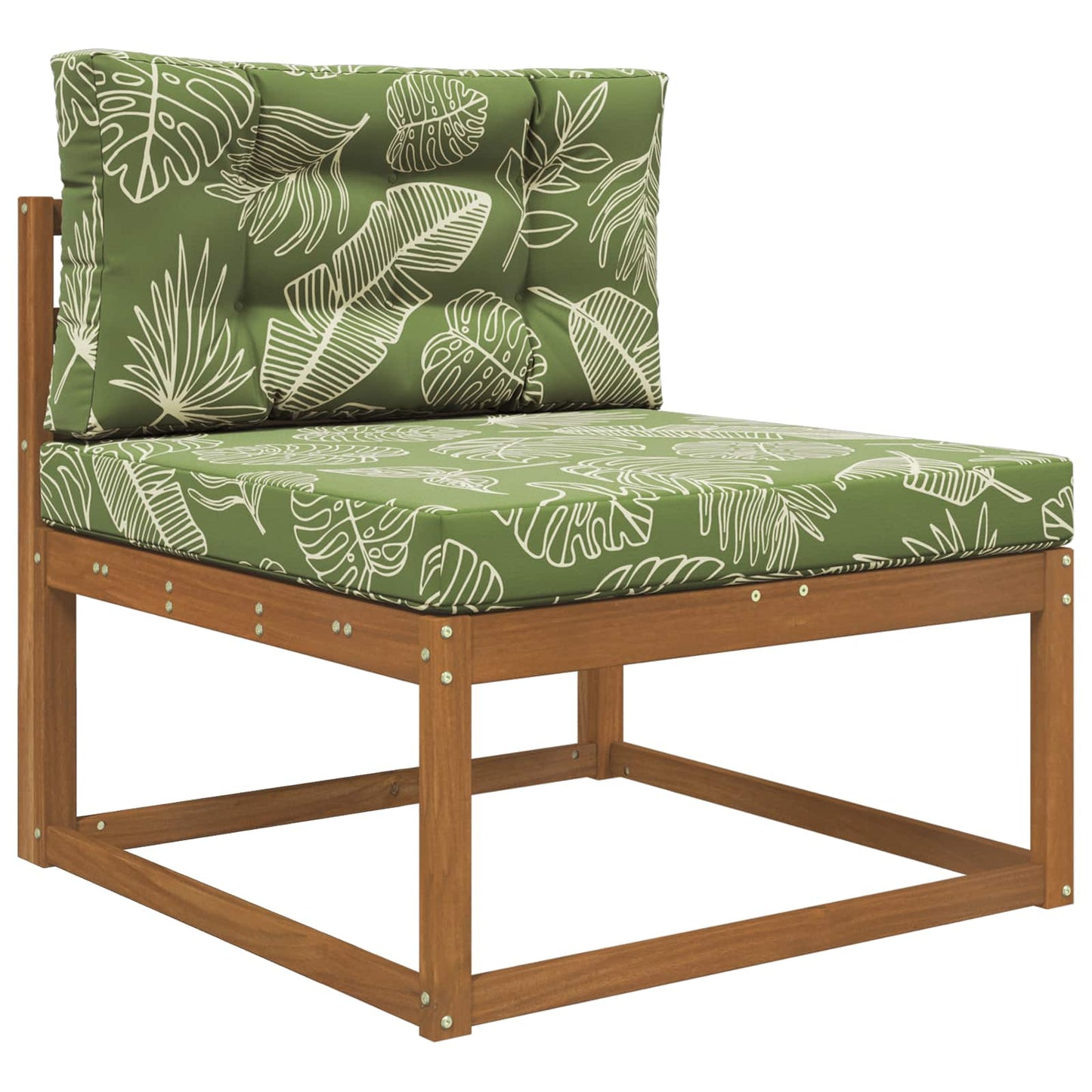 Cuscino per divano da esterno 2 pcs Design a foglia Poliestere | homemem39