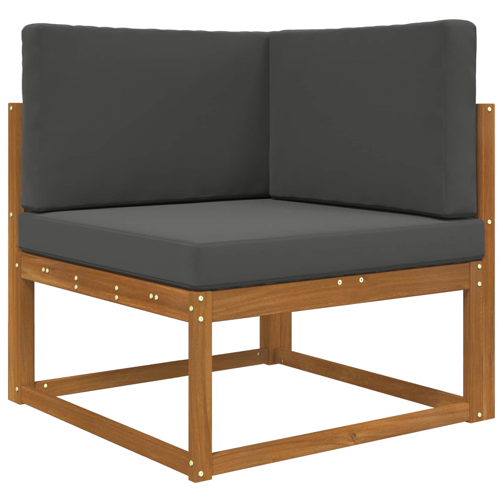 Cuscino per divano da esterno 3 pcs Antracite Poliestere | homemem39