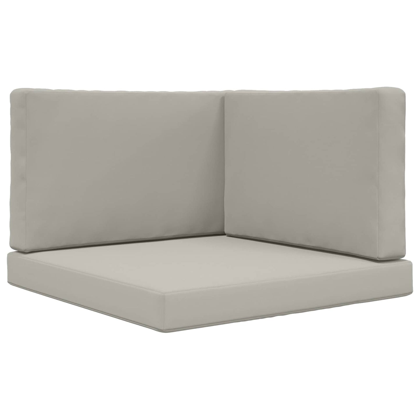 Cuscino per divano da esterno 3 pcs Grigio Poliestere | homemem39