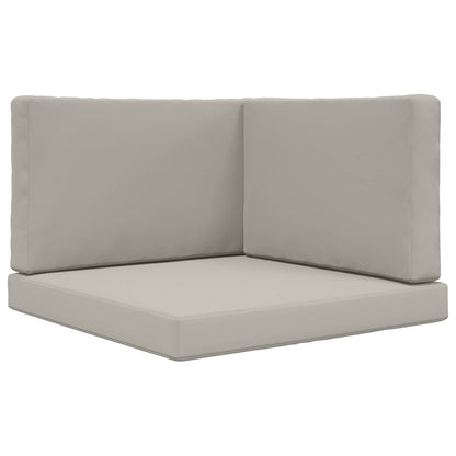 Cuscino per divano da esterno 3 pcs Grigio Poliestere | homemem39