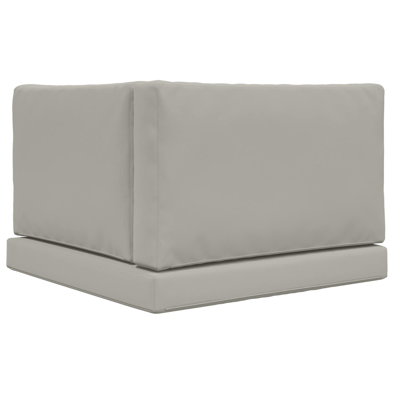 Cuscino per divano da esterno 3 pcs Grigio Poliestere | homemem39