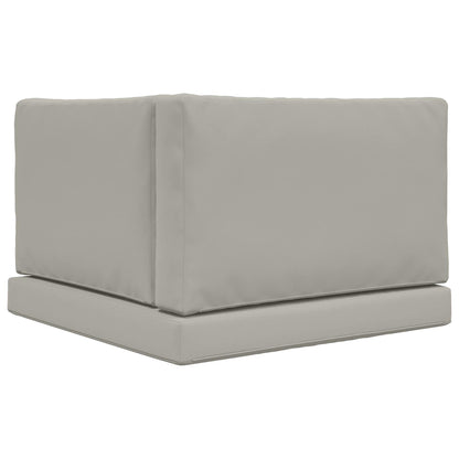 Cuscino per divano da esterno 3 pcs Grigio Poliestere | homemem39