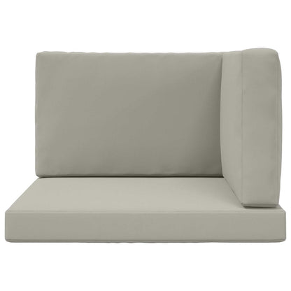 Cuscino per divano da esterno 3 pcs Grigio Poliestere | homemem39