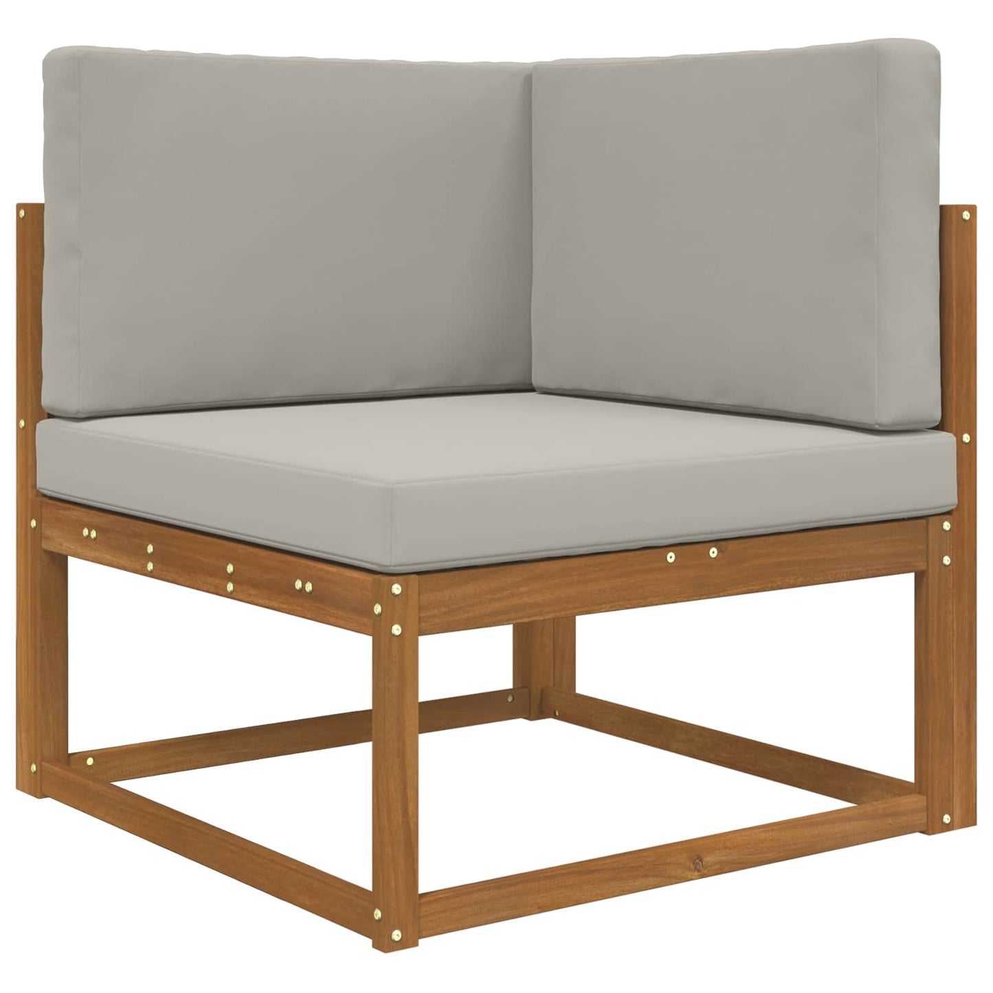 Cuscino per divano da esterno 3 pcs Grigio Poliestere | homemem39