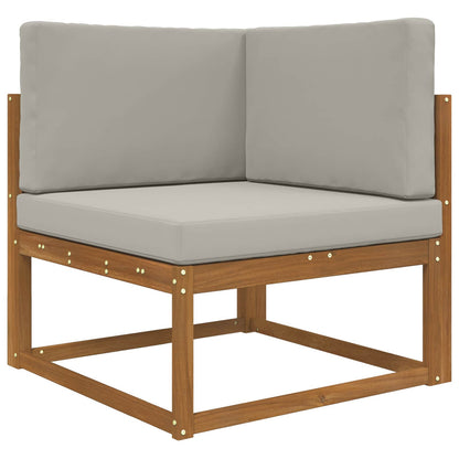 Cuscino per divano da esterno 3 pcs Grigio Poliestere | homemem39