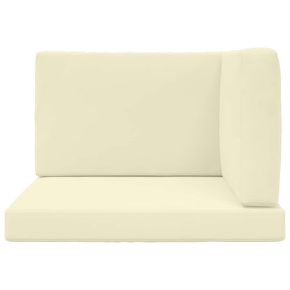 Cuscino per divano da esterno 3 pcs Crema Poliestere | homemem39