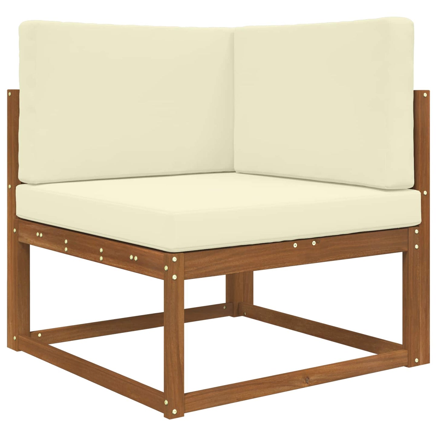 Cuscino per divano da esterno 3 pcs Crema Poliestere | homemem39