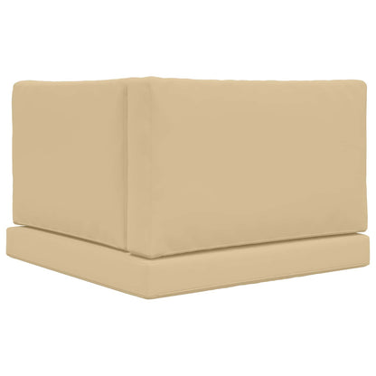 Cuscino per divano da esterno 3 pcs Beige Poliestere | homemem39