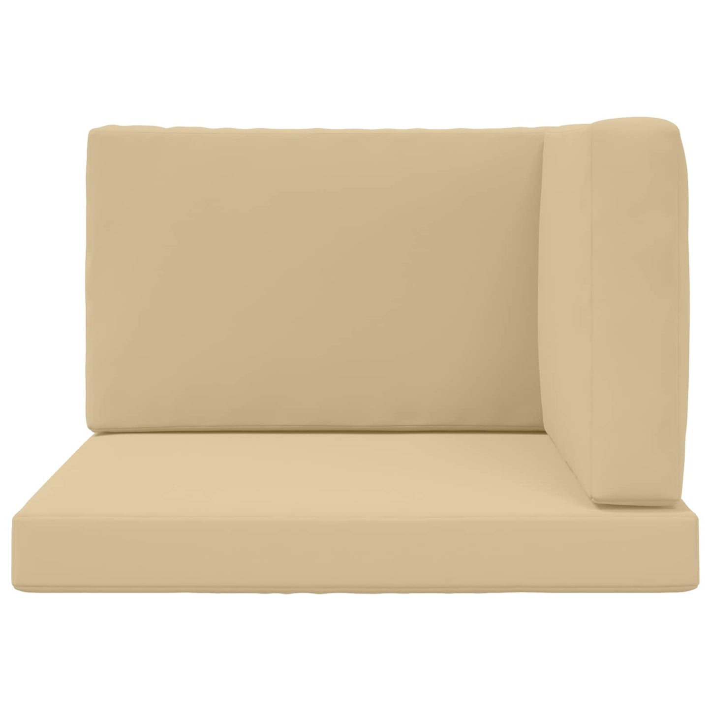 Cuscino per divano da esterno 3 pcs Beige Poliestere | homemem39