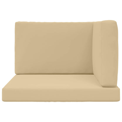 Cuscino per divano da esterno 3 pcs Beige Poliestere | homemem39