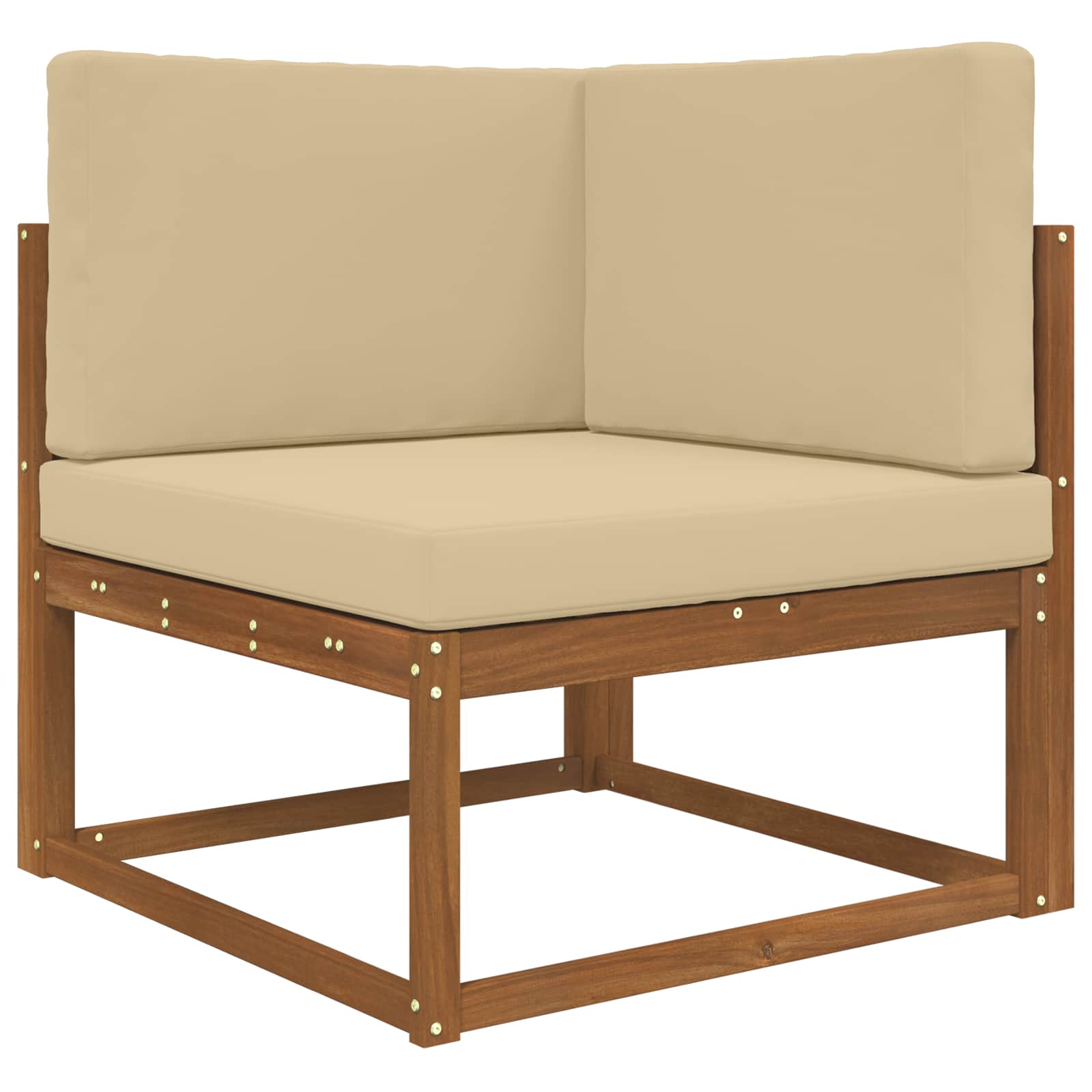 Cuscino per divano da esterno 3 pcs Beige Poliestere | homemem39