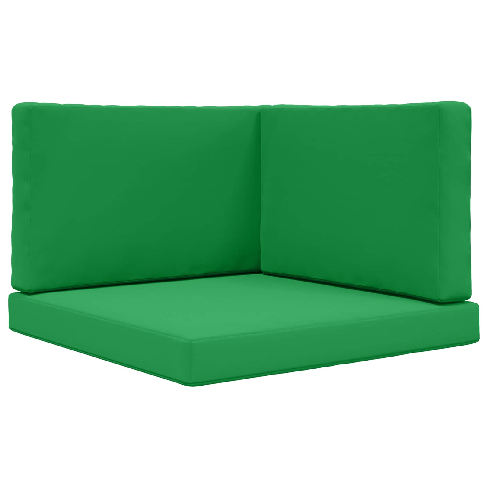 Cuscino per divano da esterno 3 pcs Verde Poliestere | homemem39