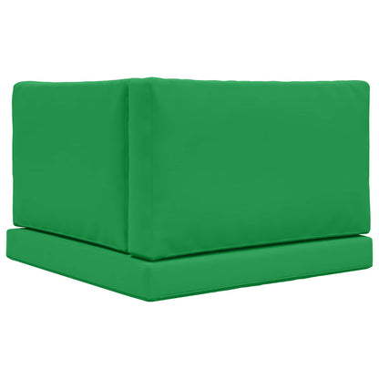 Cuscino per divano da esterno 3 pcs Verde Poliestere | homemem39