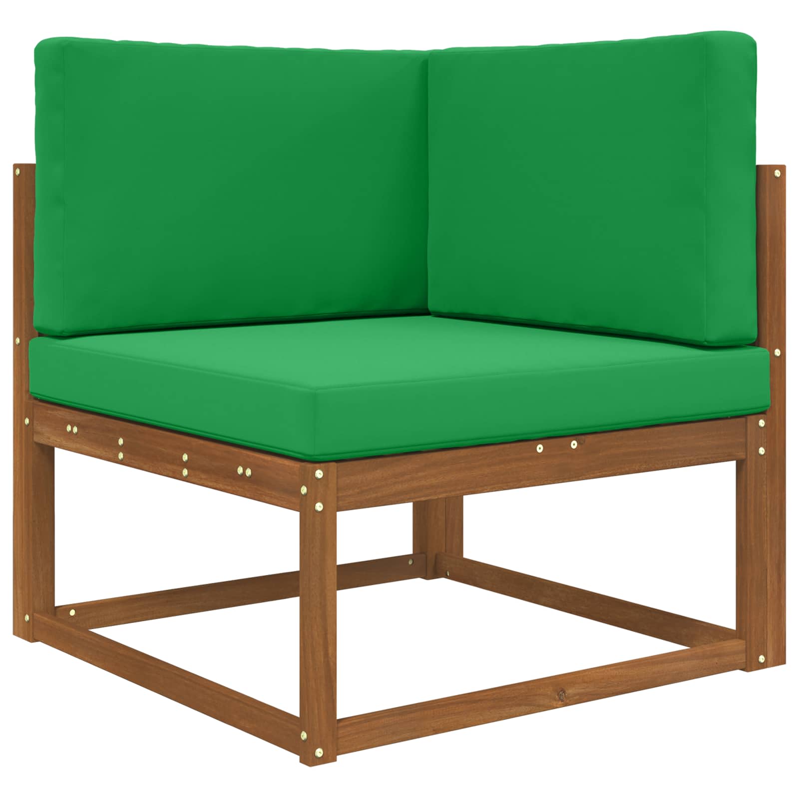 Cuscino per divano da esterno 3 pcs Verde Poliestere | homemem39