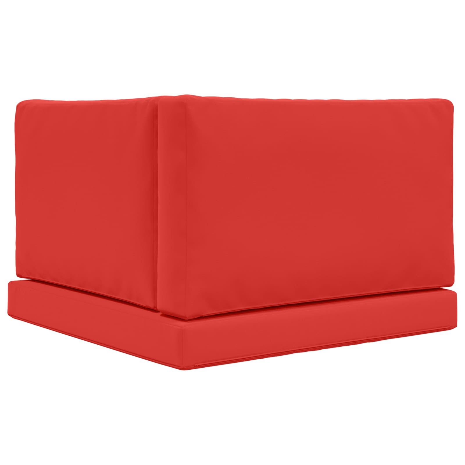 Cuscino per divano da esterno 3 pcs Rosso Poliestere | homemem39