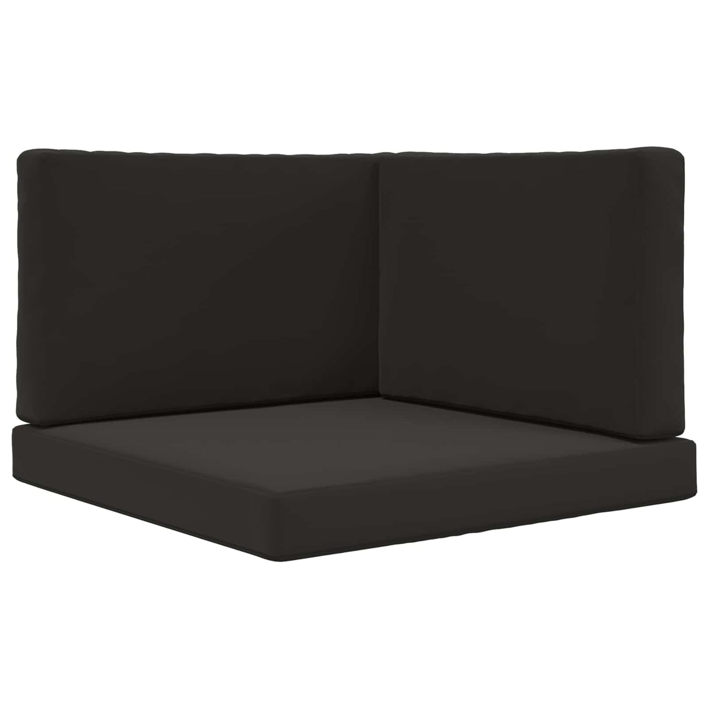 Cuscino per divano da esterno 3 pcs Nero Poliestere | homemem39