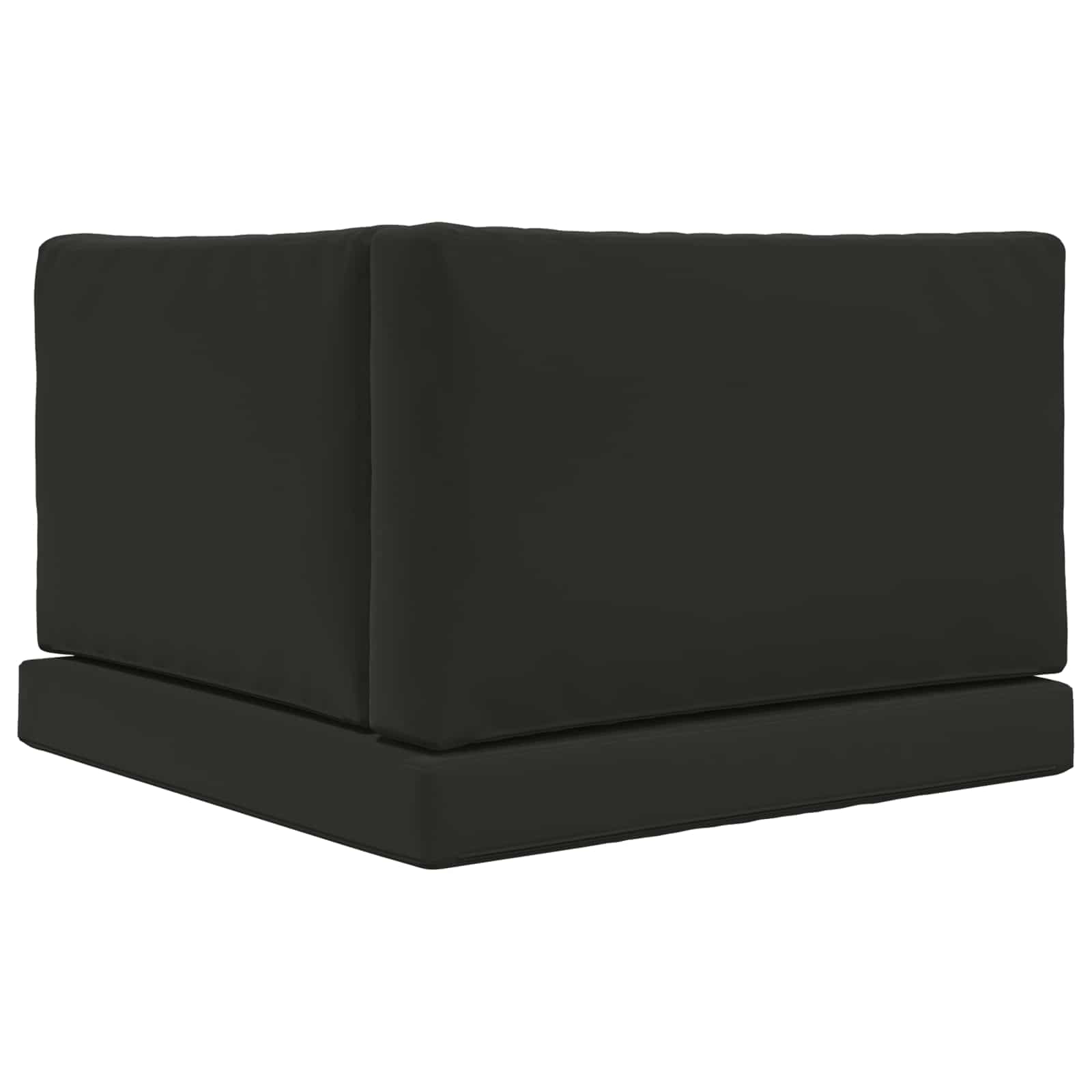 Cuscino per divano da esterno 3 pcs Nero Poliestere | homemem39