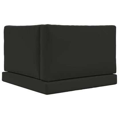 Cuscino per divano da esterno 3 pcs Nero Poliestere | homemem39