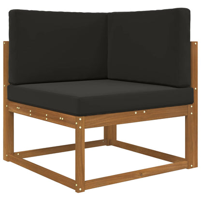Cuscino per divano da esterno 3 pcs Nero Poliestere | homemem39